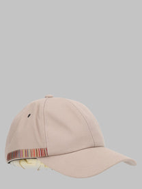 Paul Smith Men's Cappello DA Baseball Signature Stripe Beige