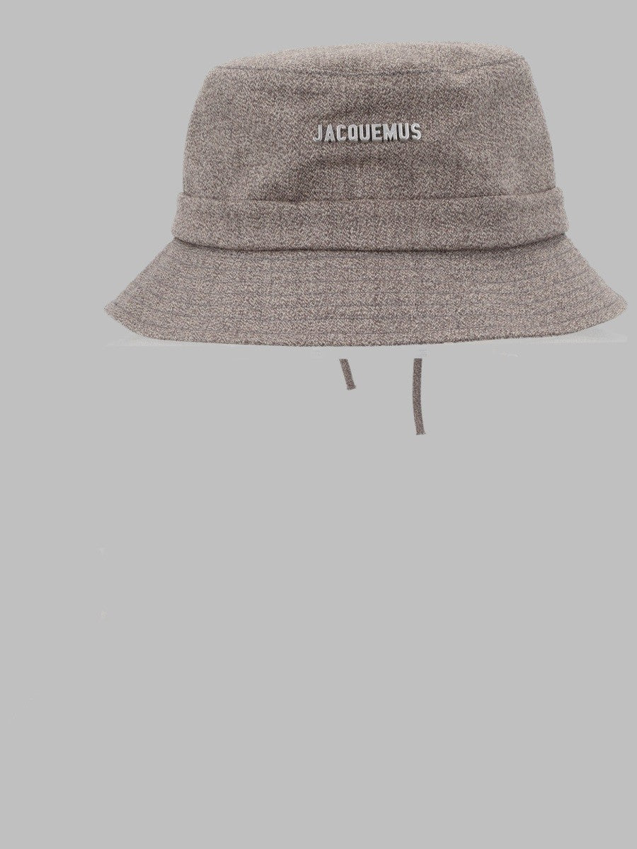 JACQUEMUS Unisex Cappello Da Pescatore Gadjo Brown
