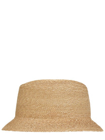 Saint Laurent Women's Cappello Fedora in Paglia Beige