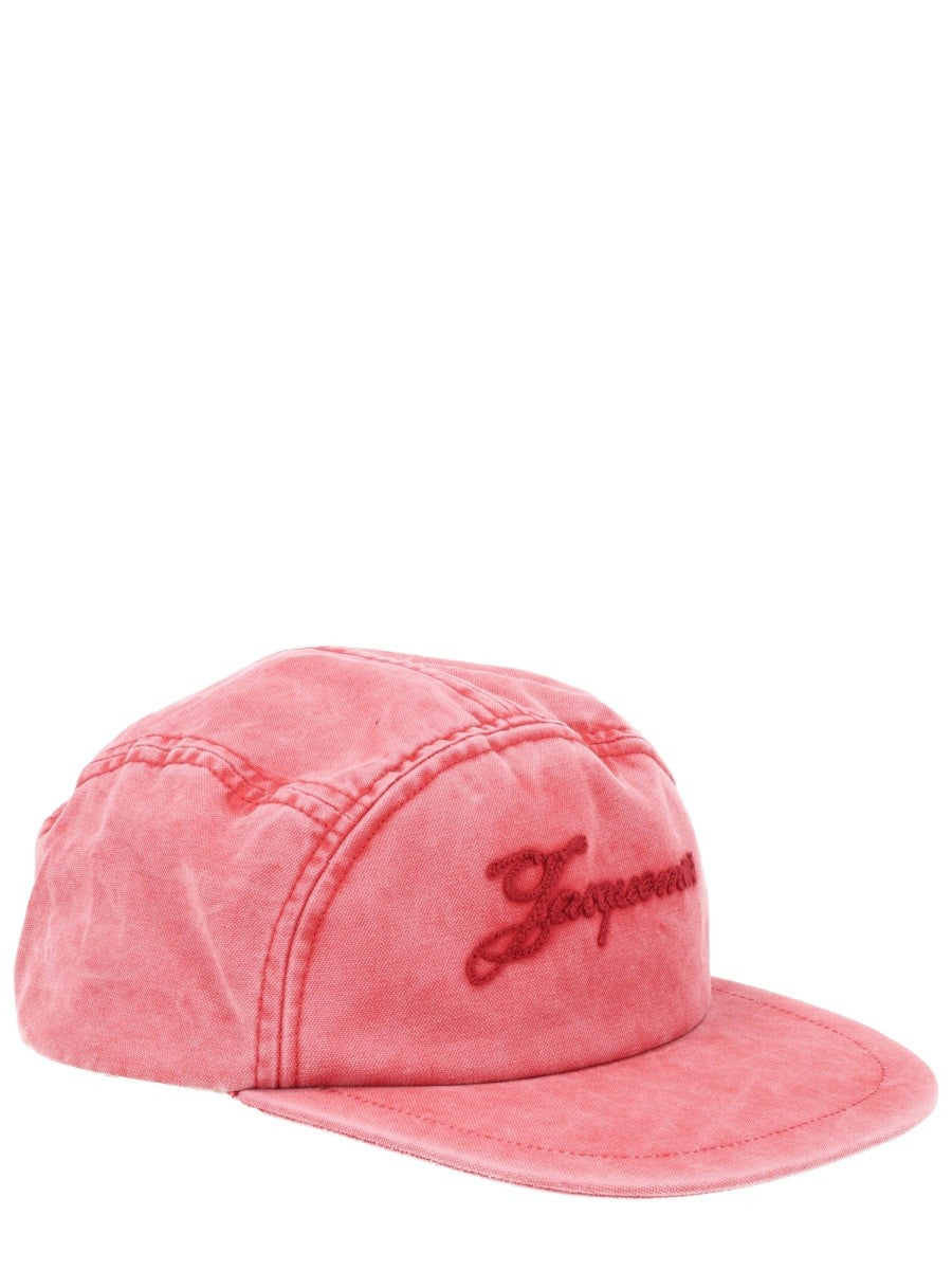 JACQUEMUS Women's Cappello LA Casquette Gardian Con Red
