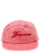 JACQUEMUS Women's LA Casquette Gardian Hat Red