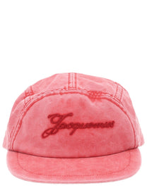 JACQUEMUS Women's Cappello LA Casquette Gardian Con Red