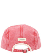 JACQUEMUS Women's LA Casquette Gardian Hat Red, view 2