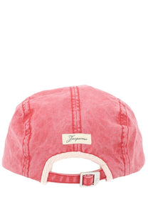 JACQUEMUS Women's Cappello LA Casquette Gardian Con Red