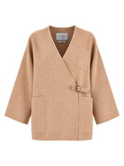 Max Mara Women's Cammello Mohair Cardigan Coat Brown