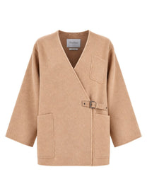 Max Mara Women's Cammello Mohair Cardigan Coat Brown