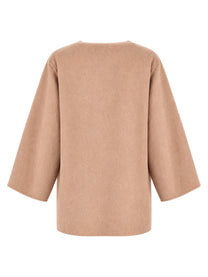 Max Mara Women's Cammello Mohair Cardigan Coat Brown