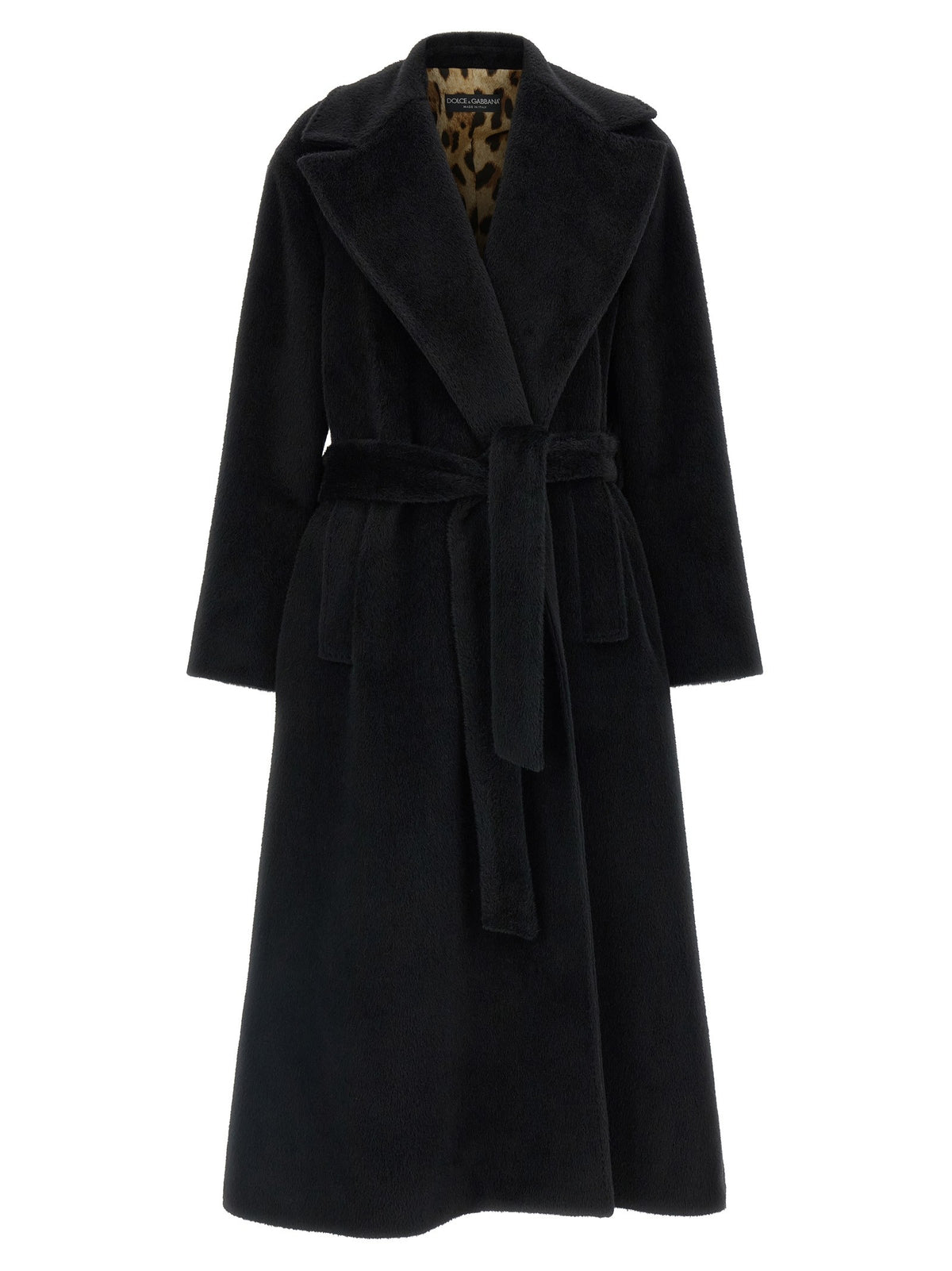 Dolce&amp;Gabbana Waist Coat Belt Coat Black