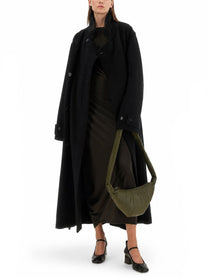 Lemaire Women's Cappotto Con Cintura Black