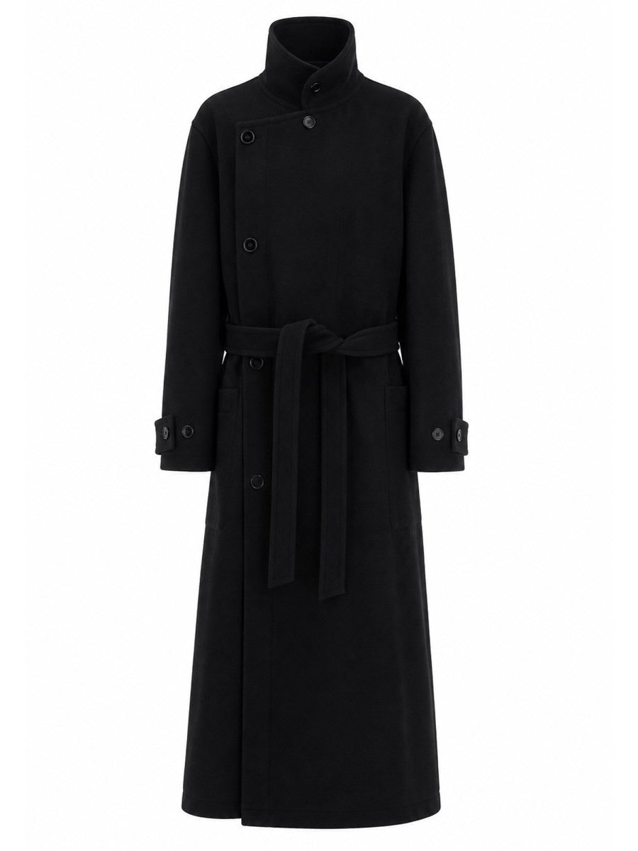 Lemaire Women's Cappotto Con Cintura Black