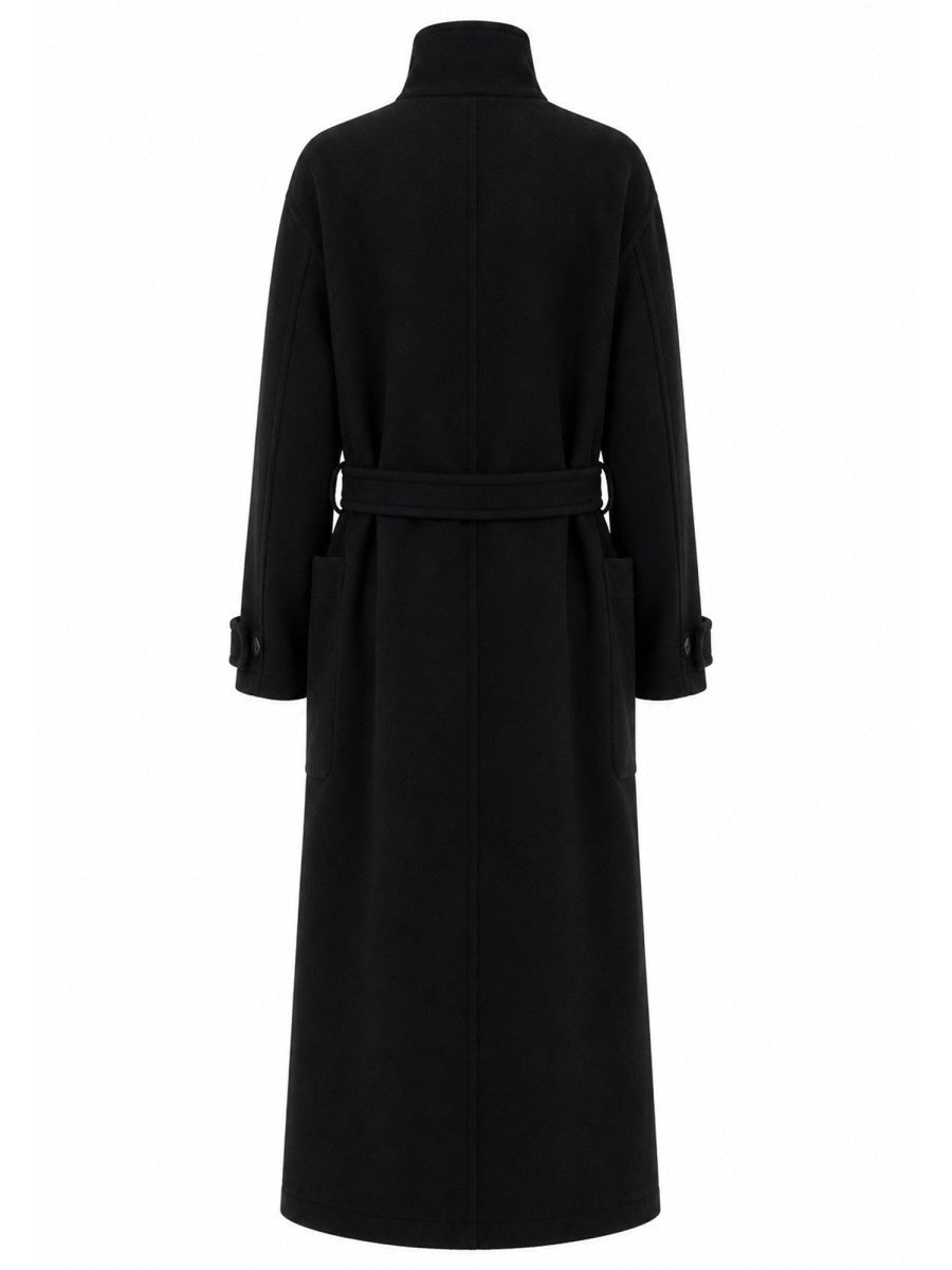 Lemaire Women's Cappotto Con Cintura Black