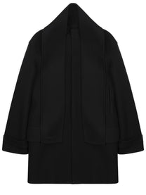 Dior Women's Cappotto Con Sciarpa Black