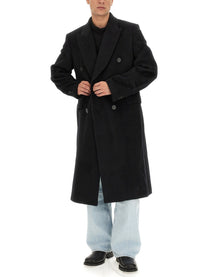 Our Legacy Men's Cappotto Doppiopetto Whale Black