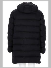 Herno Men's Cappotto Imbottito Con Cappuccio Black