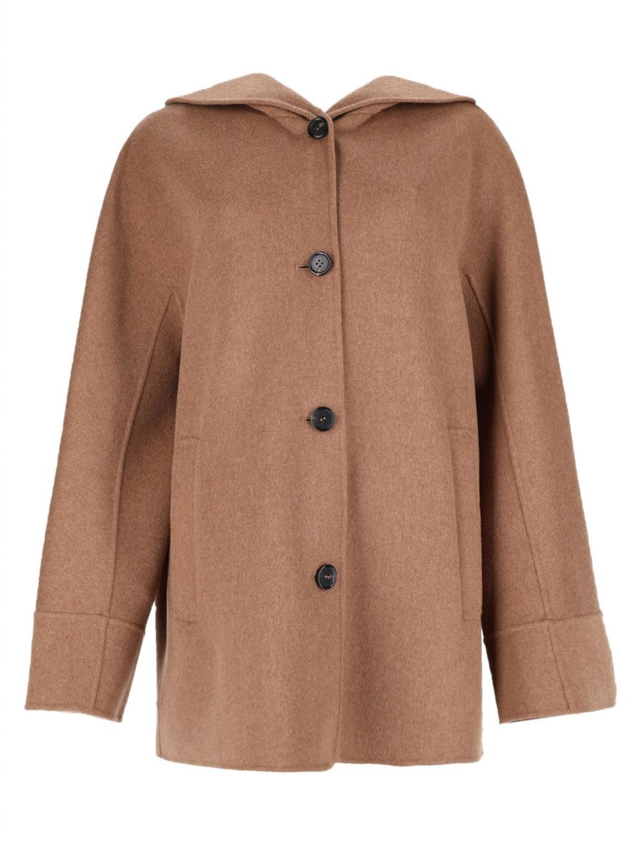 S MAX MARA Women's Wool Asia Coat Beige