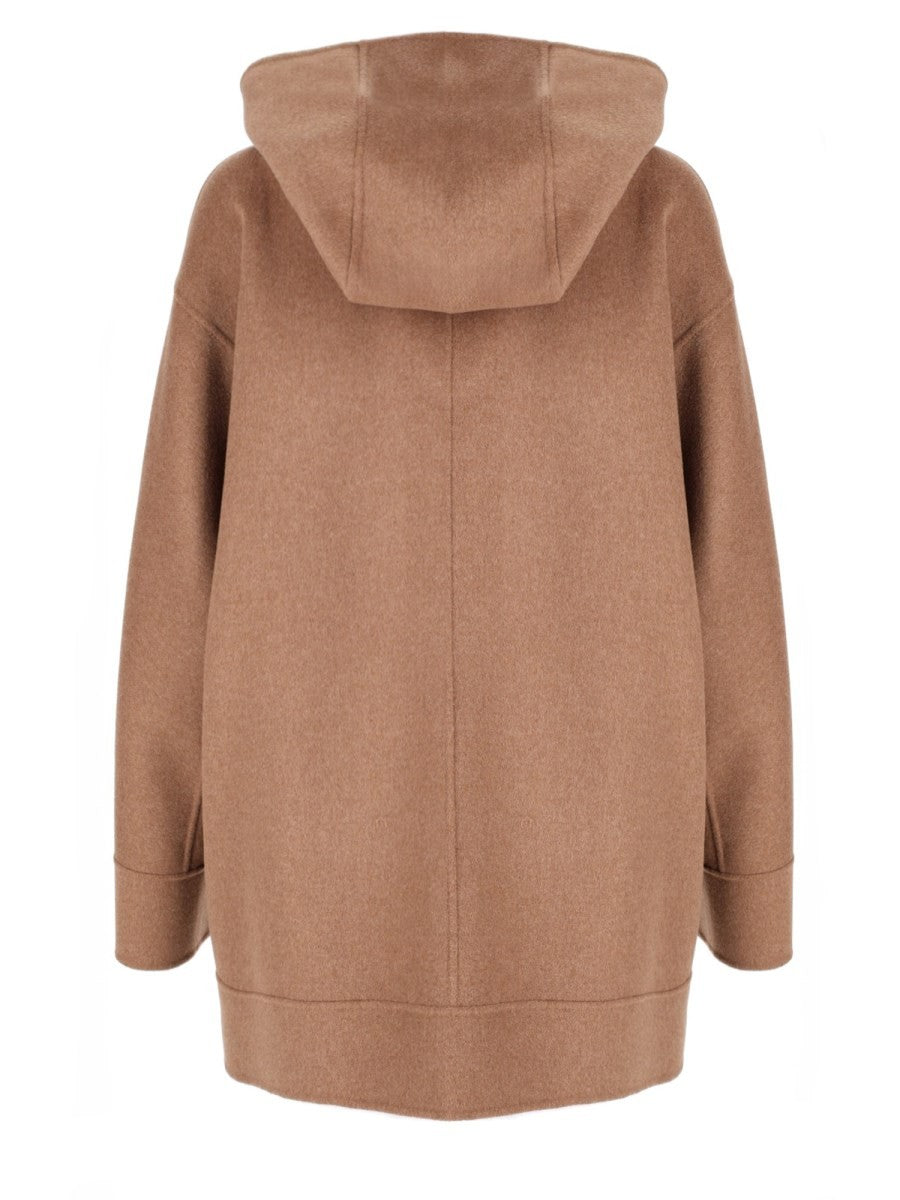 S MAX MARA Women's Wool Asia Coat Beige, view 2