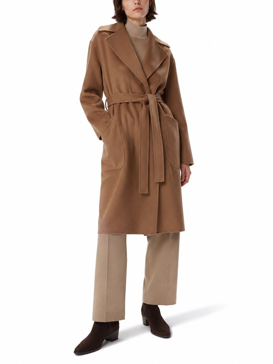 S MAX MARA Women's Wool Coat Beige, view 2