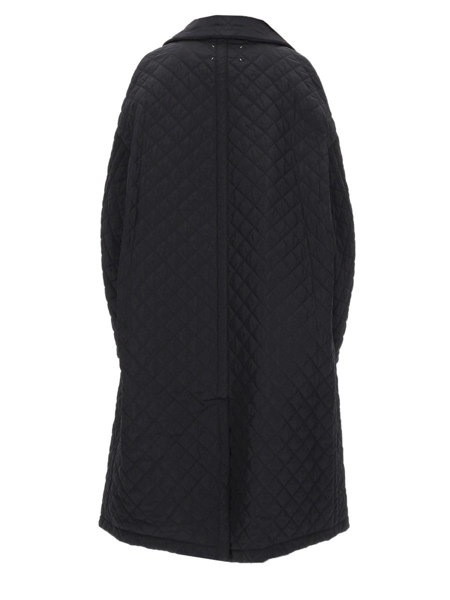 Maison Margiela Women's Cappotto Trapuntato Black