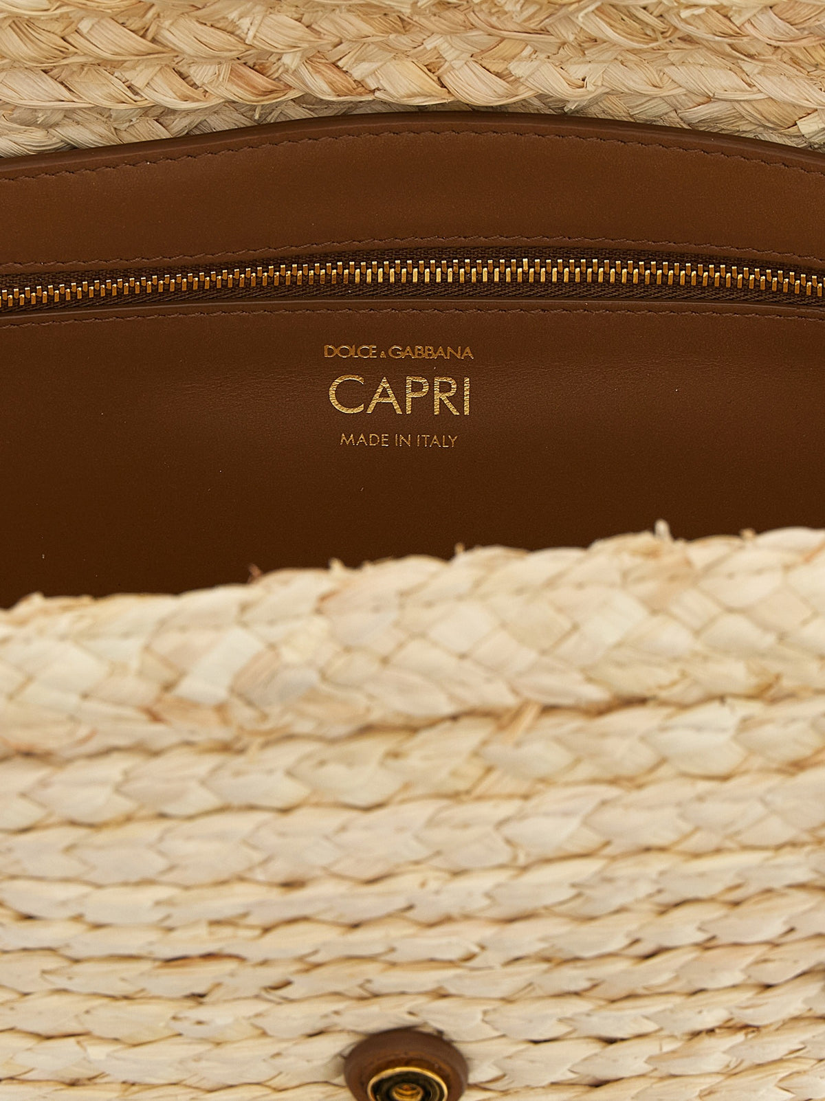 Dolce &amp; Gabbana Capri Shoulder Bag Beige