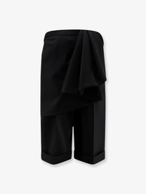 Dior Women's Capri Wool Trousers Black