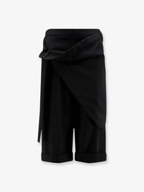 Dior Women's Capri Wool Trousers Black