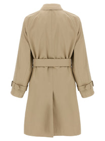Burberry Car Coat Gabardine Beige