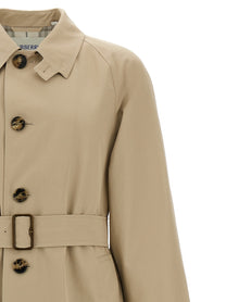 Burberry Car Coat Gabardine Beige