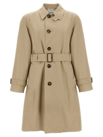 Burberry Car Coat Gabardine Beige