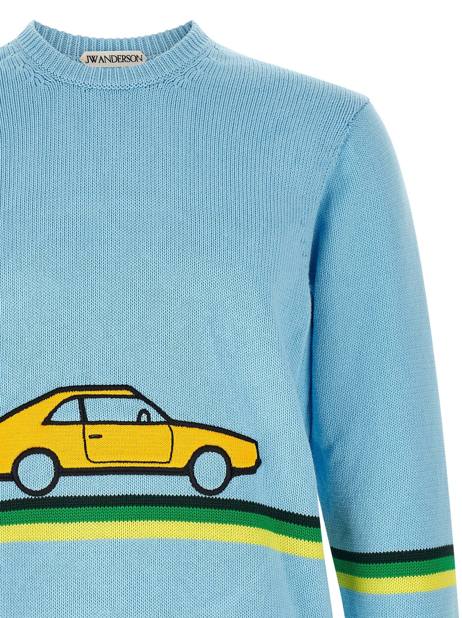 JW Anderson Car Sweater Blue