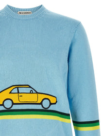 JW Anderson Car Sweater Blue