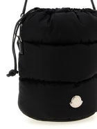 Moncler Caradoc Bucket Bag Black, view 3