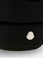 Moncler Women's Caradoc Nylon Bucket Bag White, view 3