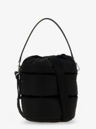 Moncler Women's Caradoc Nylon Bucket Bag White, view 2