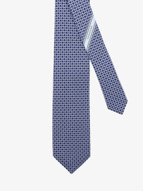 Ferragamo Men's Carato Silk Tie Blue
