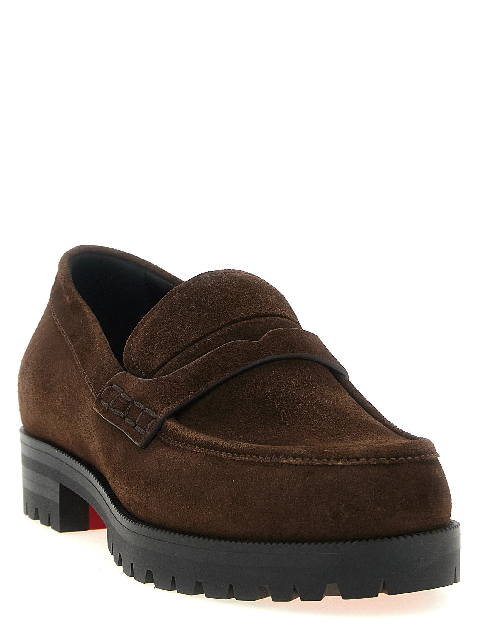 Christian Louboutin Caravin Loafers Brown