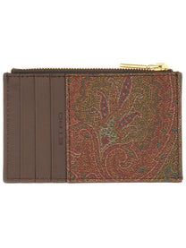 Etro Men's Card Holder Arnica Brown