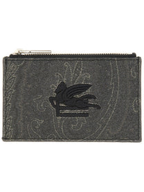 Etro Men's Card Holder Arnica Black