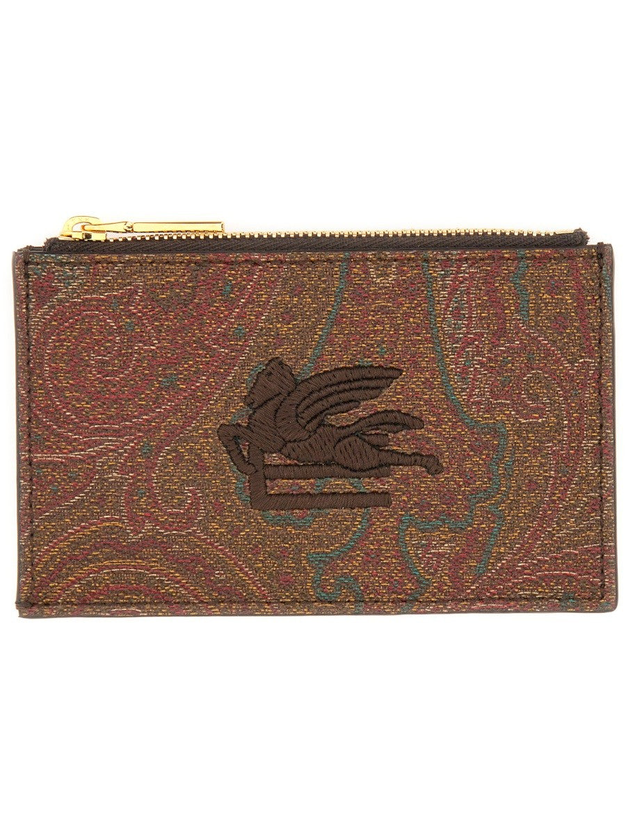 Etro Men's Card Holder Arnica Brown