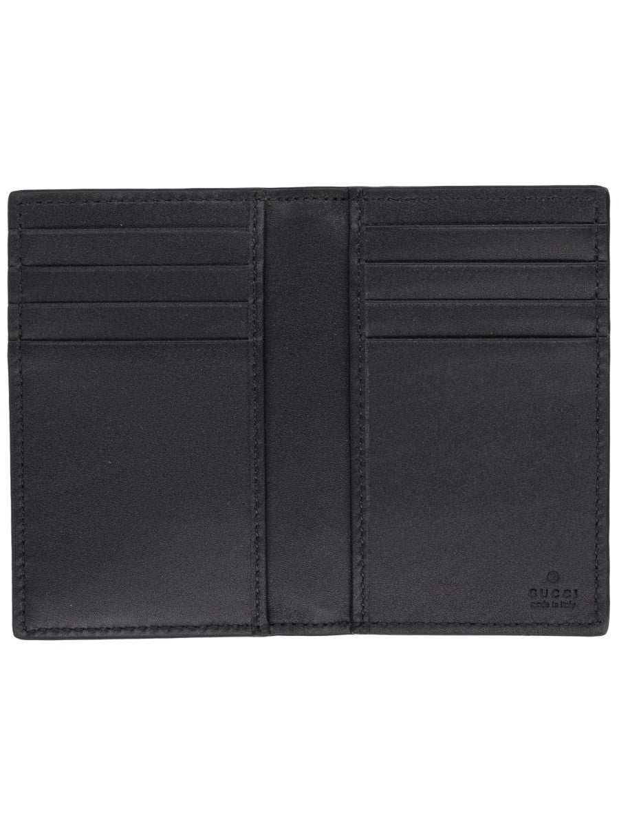 Gucci Men's Card Holder GG Emblem Black