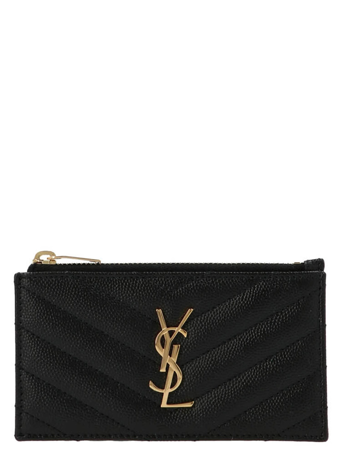 Saint Laurent Card Holder Monogram Black