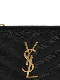 Saint Laurent Card Holder Monogram Black, view 3