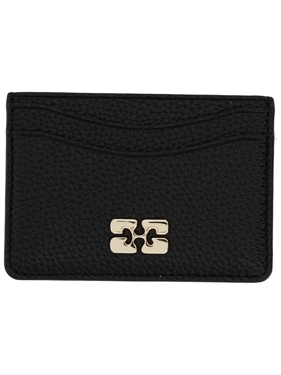 Ganni Women's Card Holder Black