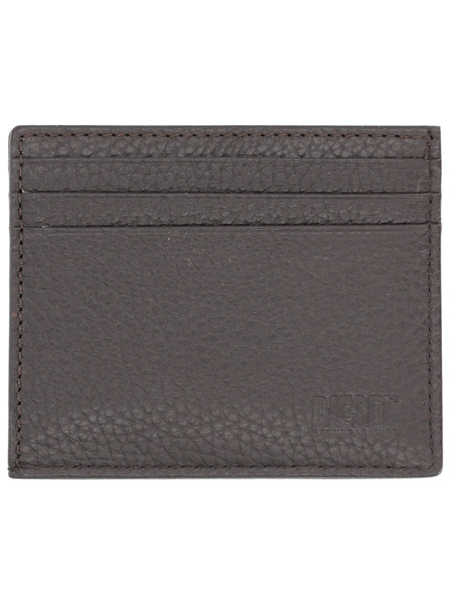 Diesel Men's Card Holder Brown Diesel