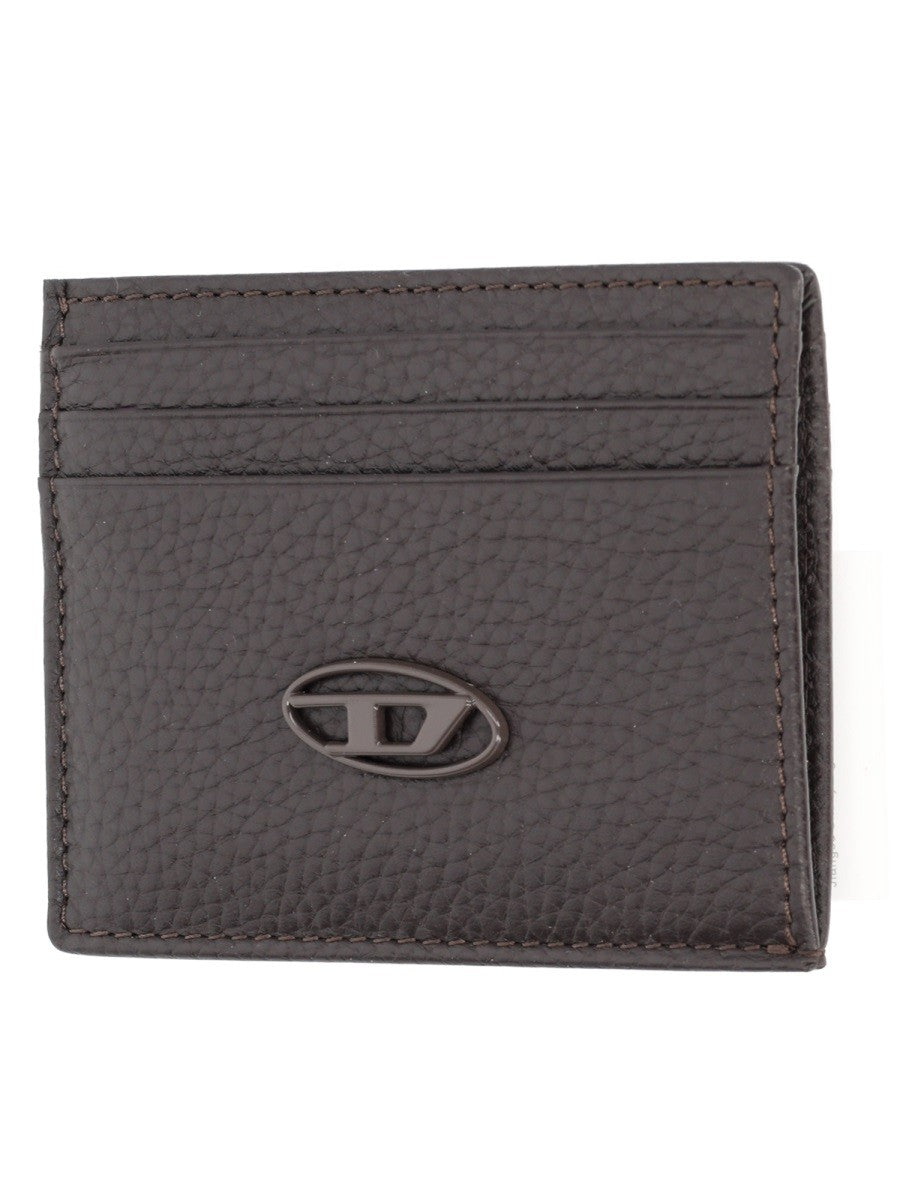 Diesel Men's Card Holder Brown Diesel