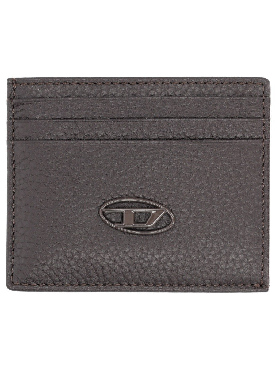 Diesel Men's Card Holder Brown Diesel
