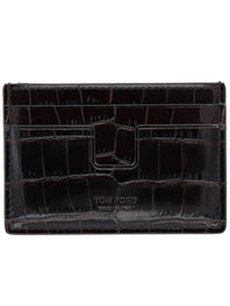 Tom Ford Men's Card Holder Brown