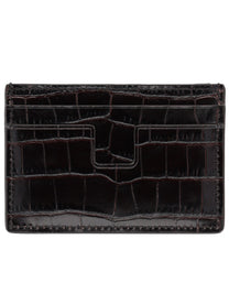 Tom Ford Men's Card Holder Brown