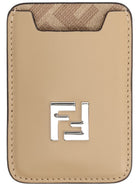 Fendi Men's Card Holder Beige