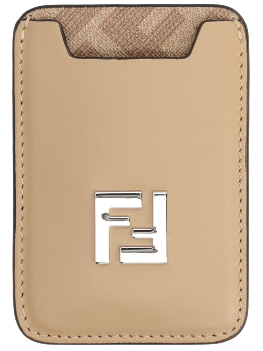 Fendi Men's Card Holder Beige
