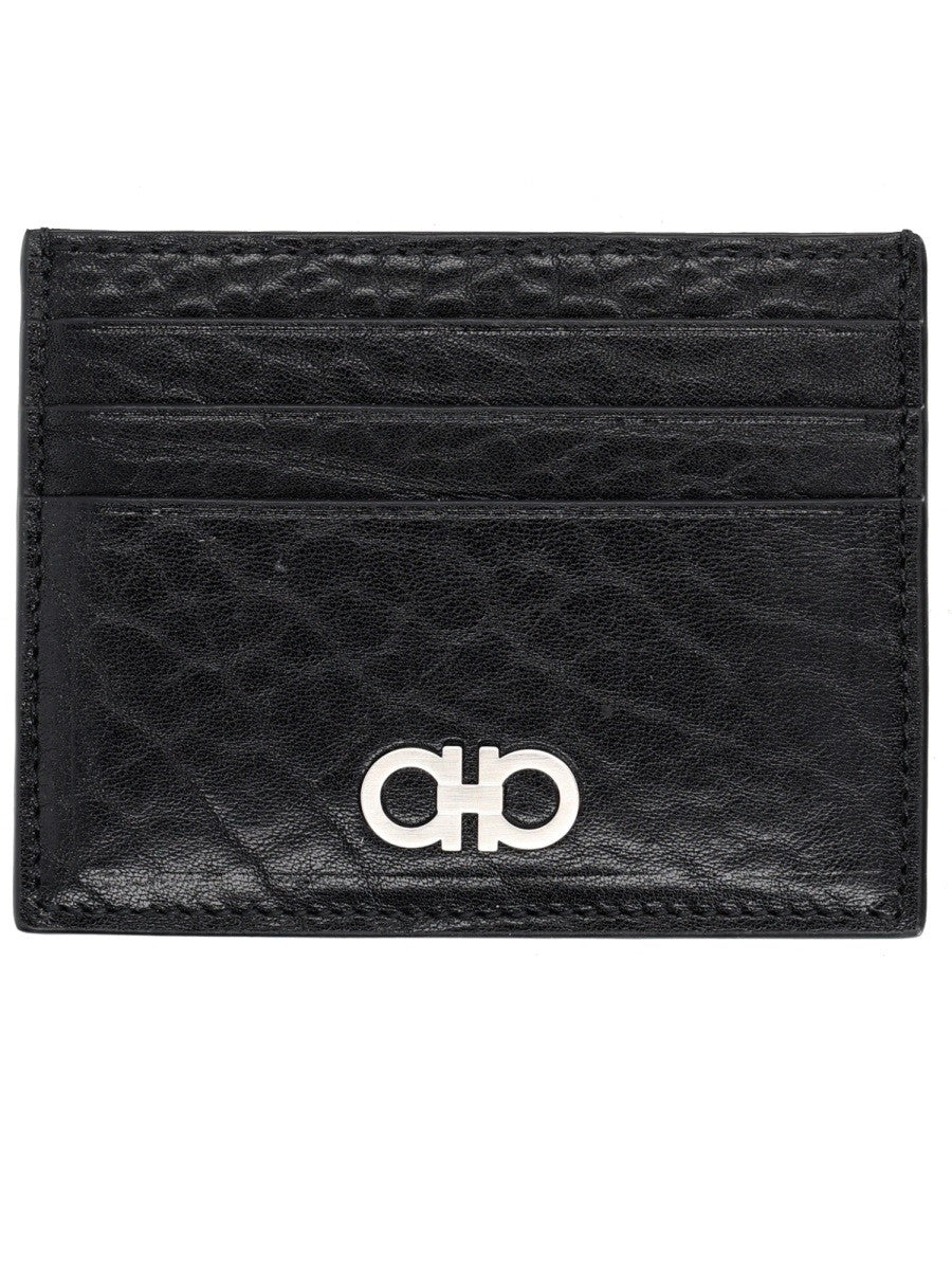 Ferragamo Men's Card Holder Black